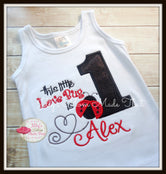 Little Love Bug Birthday Shirt