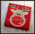 Green Antler Reindeer Shirt