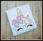 Unicorn with Bow & Glasses Shirt