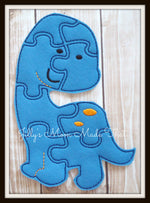 Blue Dinosaur Puzzle